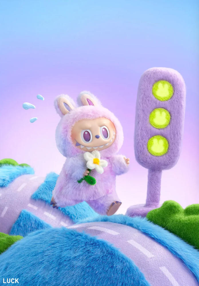 THE MONSTERS Big into energy 【LUCK】 Labubu Big Into Energy Series V3 (Single) Blind Box The